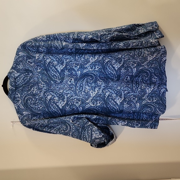 Cubavera~ Paisley Longsleeve Shirt Size XXL - Picture 6 of 6